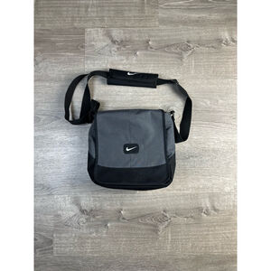 Y2K Nike Crossbody Bag Medium Gray Black
